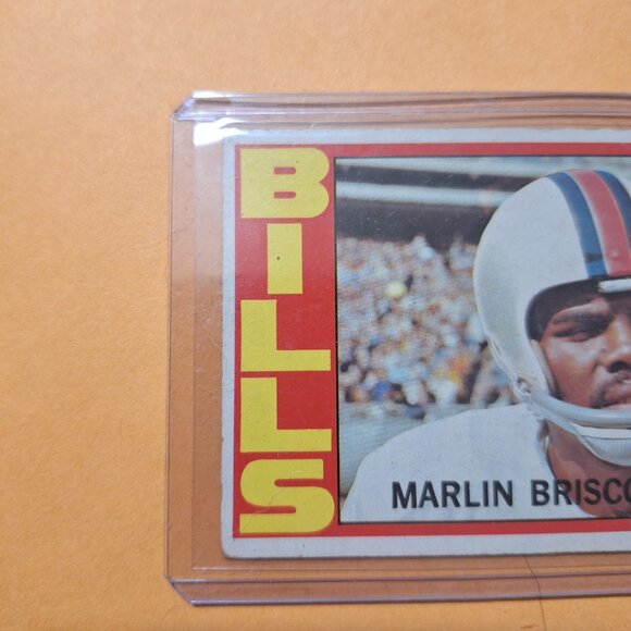 marlin briscoe 1972 topps #30 - Picture 2 of 4